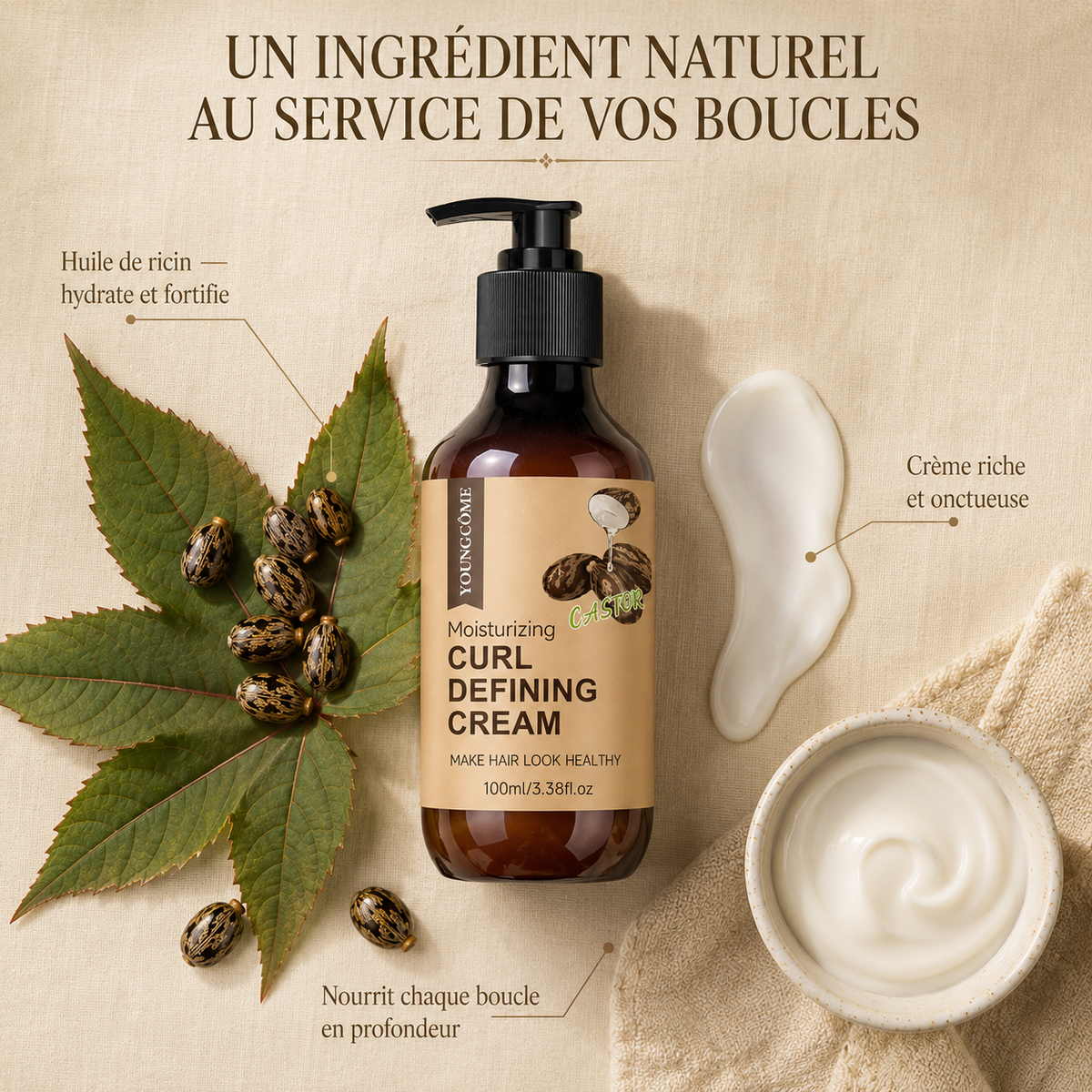 Crème au Ricin Curl Defining
