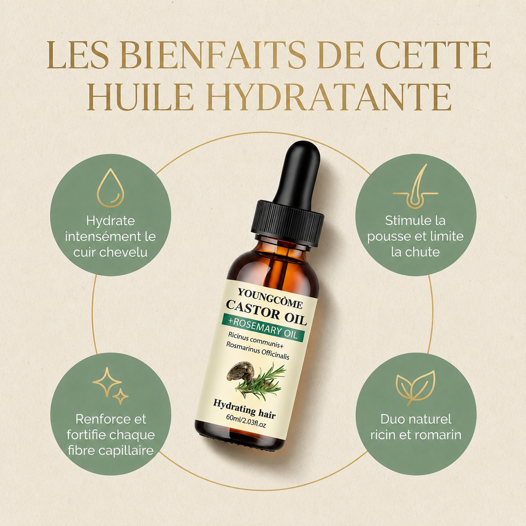 Huile de Ricin & Romarin