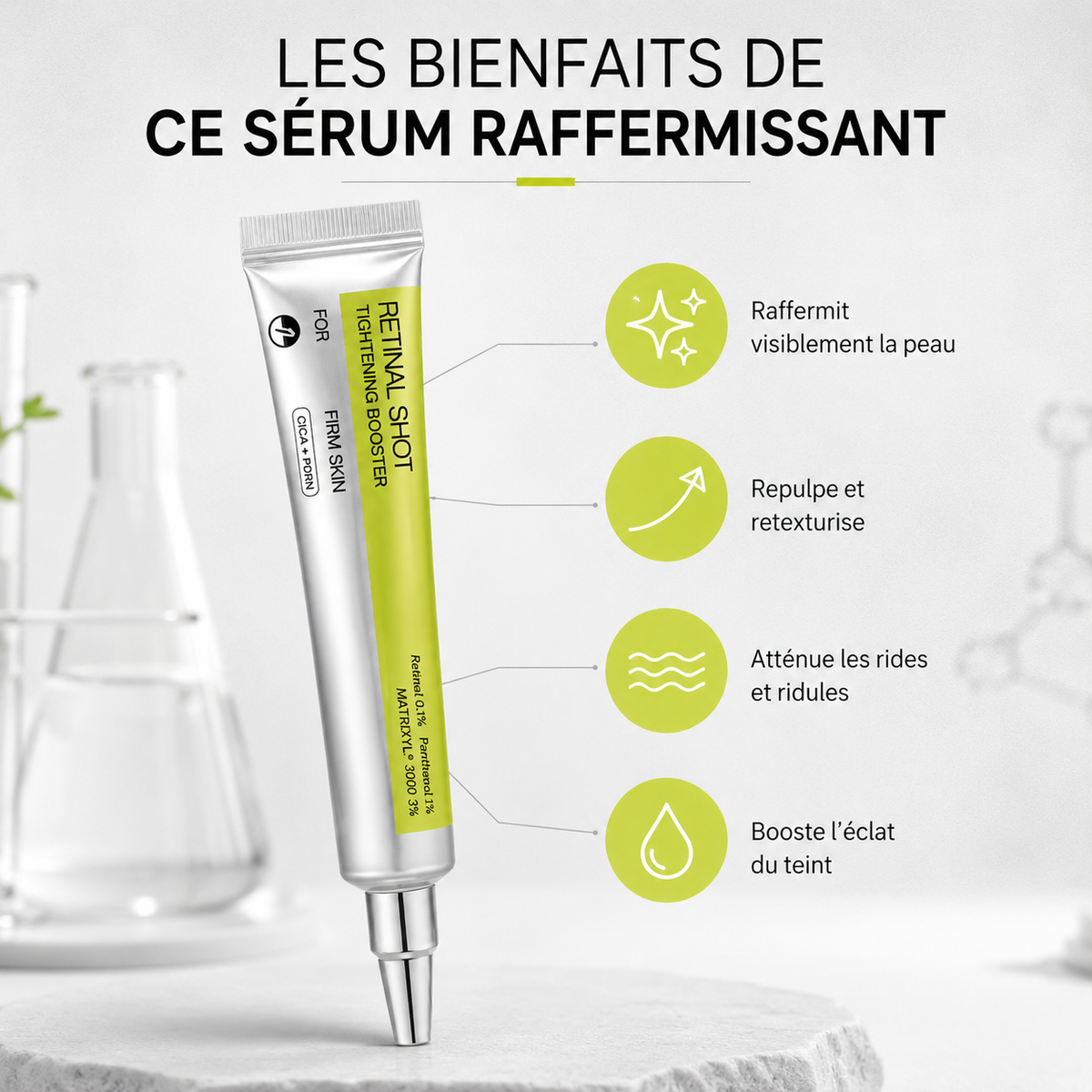 Sérum Booster au Rétinal (exfoliant)