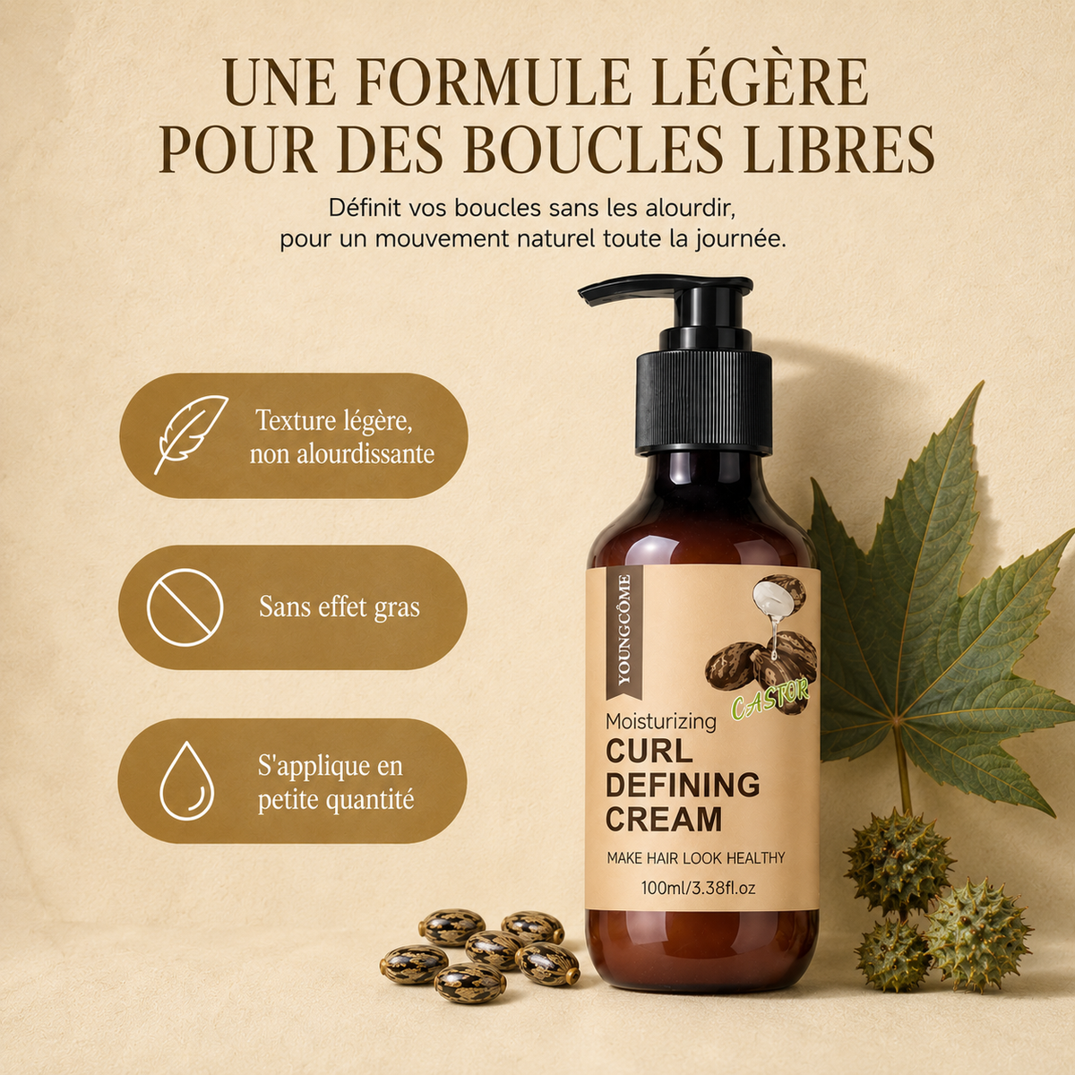 Crème au Ricin Curl Defining
