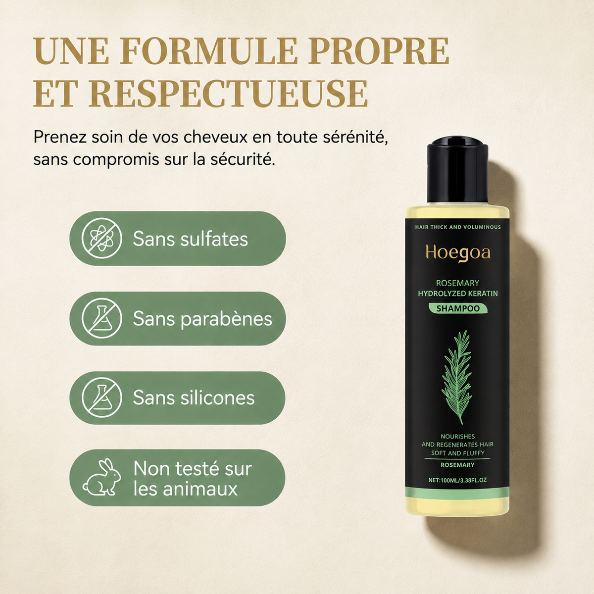 Shampoing Réparateur au Romari